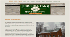 Desktop Screenshot of echohillfarm.com