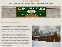 Tablet Screenshot of echohillfarm.com